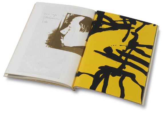   - Konvolut: Künstlerbücher  + "Verwendung" + Graphiken, DDR-Künstlerszene 80er Jahre, 13 Tle. - 