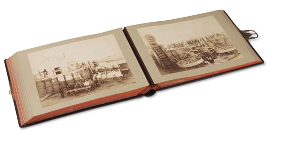  Südafrika - Kolonial-Konvolut. Fotos u. Dokumente d. Familie Stephani, ca. 15 Tle. (um 1869-1904) - 