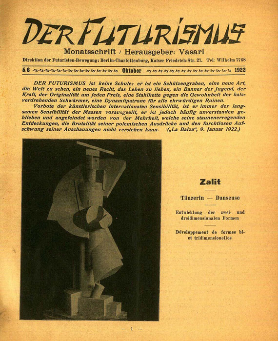 Futurismus - Der Futurismus. Nr. 5/6 (1922)