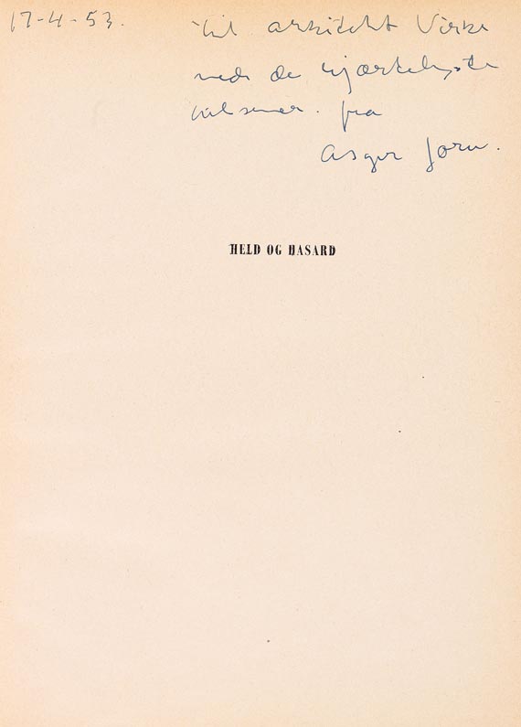 Asger Jorn - Held og Hasard. 1952