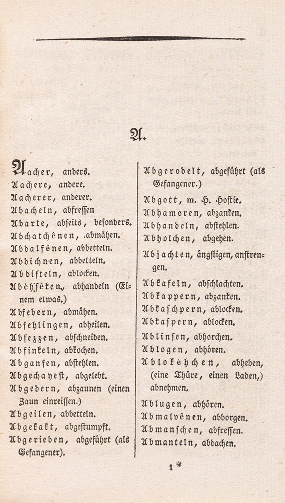 Joseph C. von Train - Chochemer Loschen. 1833 - 