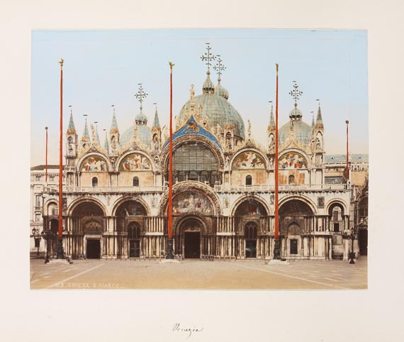   - Foto-Sammlung Italien. 3 Alben und 16 Tafeln. Um 1880/1890 - 