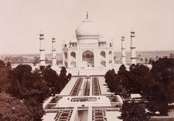  Reisefotografie - 4 Fotoalben Weltreise (Indien, Ceylon, Japan u.a.). 1903-04. - 