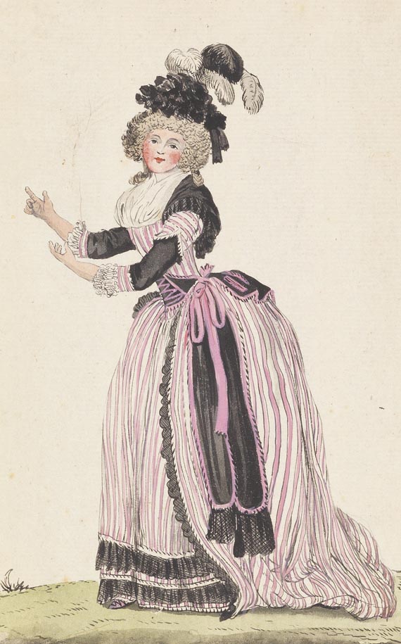 Mode - 16 Modetafeln. 1790er Jahre - 
