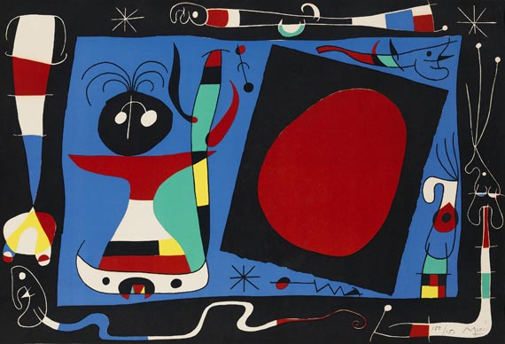 Joan Miró - Femme au Miroir