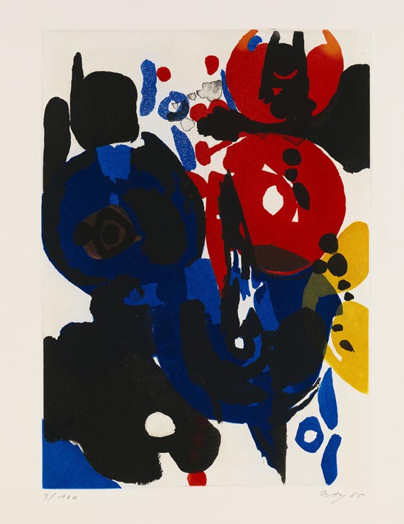 Ernst Wilhelm Nay - Sechs Aquatinten über den Menschen - 