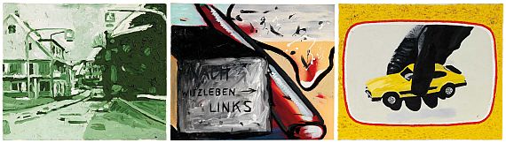 Martin Kippenberger - Kleiner Verkehr (Kreuzung Hauptstraße-Gerwigstraße, St. Georgen - Nach Witzleben links - Capri Nr. 8)