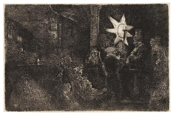 Harmensz. Rembrandt van Rijn - Der Dreikönigsabend