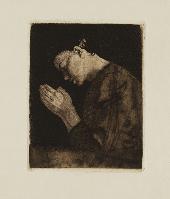 Käthe Kollwitz - 5 Blätter: Figürliche Motive - 