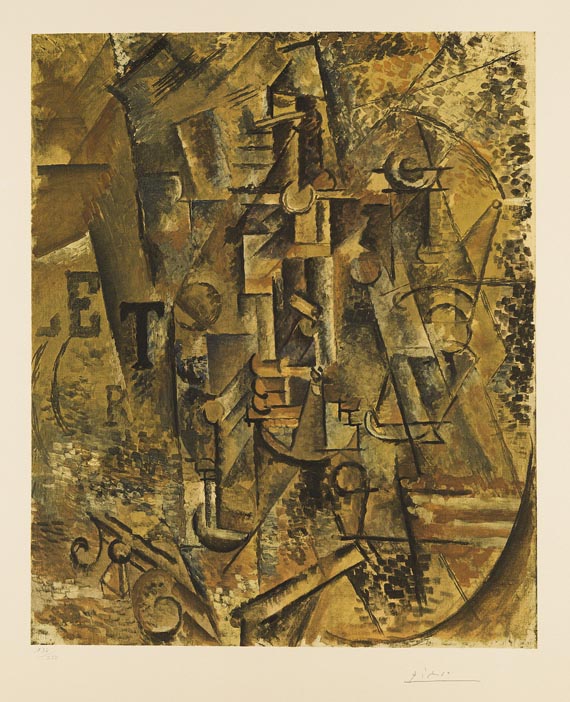 Pablo Picasso - La bouteille de Rhum