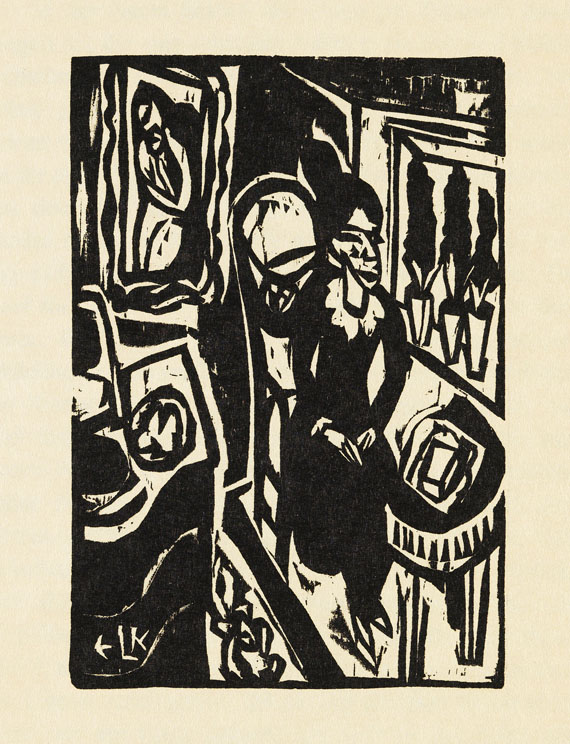Ernst Ludwig Kirchner - Das Stiftsfräulein und der Tod. Eine Novelle von Alfred Döblin - 