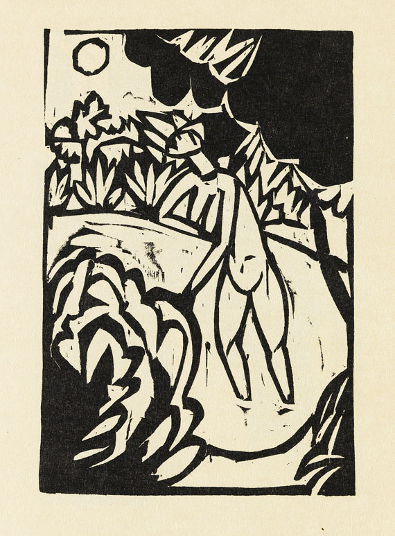 Ernst Ludwig Kirchner - Das Stiftsfräulein und der Tod. Eine Novelle von Alfred Döblin - 