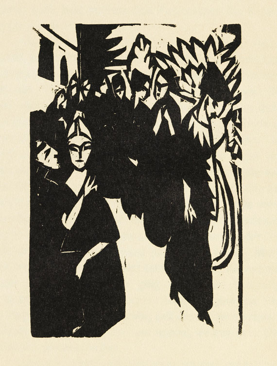 Ernst Ludwig Kirchner - Das Stiftsfräulein und der Tod. Eine Novelle von Alfred Döblin - 