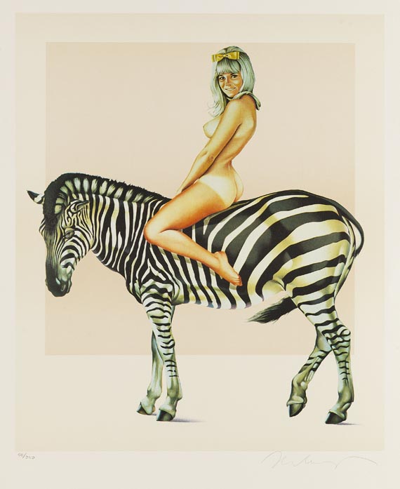 Mel Ramos - Zebra