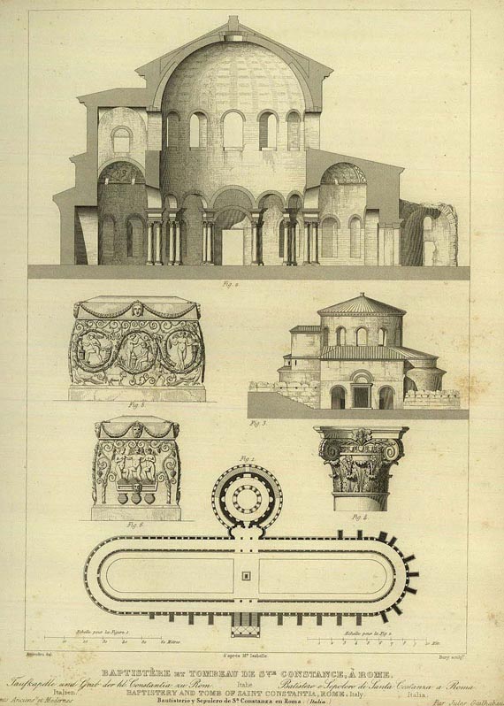 Jules Gailhabaud - Denkmäler der Baukunst, 4 Bde. 1852