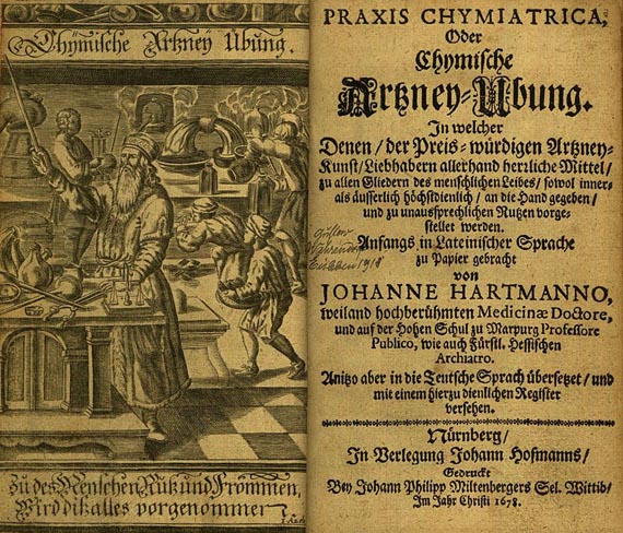 Johann Hartmann - Praxis chymiatrica. 1678