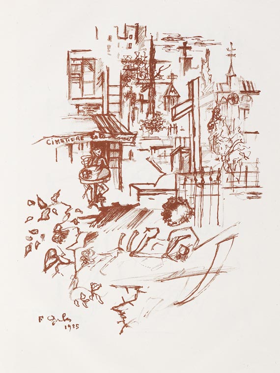Francis Gruber - Baudelaire, Charles: Spleen de Paris. 1954 - 