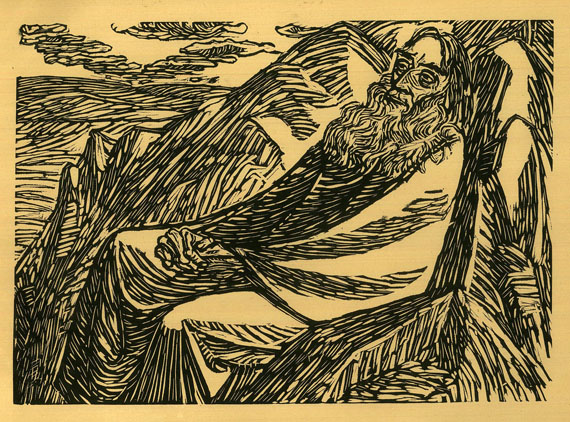 Ernst Barlach - Die Wandlungen Gottes. 1922