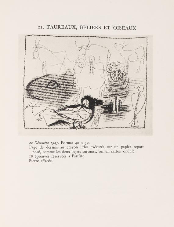 Pablo Picasso - Lithographe. 4 Bde. 1949-64 - 