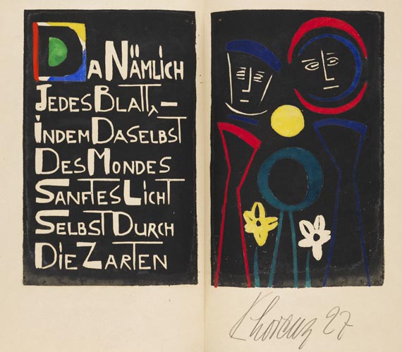 Karl Lorenz - Turmpresse: Brockes + 2 Beigaben. 1927