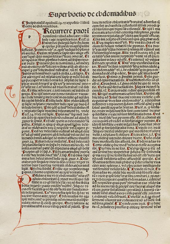  Thomas von Aquin - Opuscula. 1490