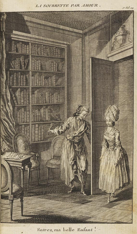 Nicolas Anne Edmé Restif de la Bretonne - Les contemporaines. 1780-85. 42 Bde.