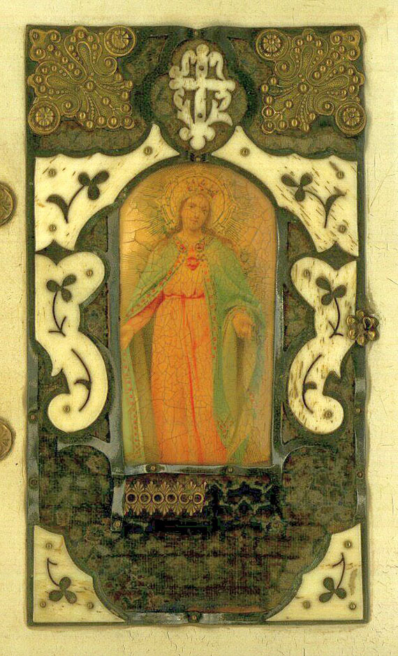 Martin von Cochem - Großer goldener Himmel-Schlüssel. Um 1880. - 