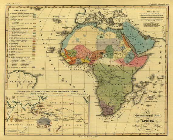 Heinrich Karl Wilhelm Berghaus - Physikalischer Atlas. 1837-48.