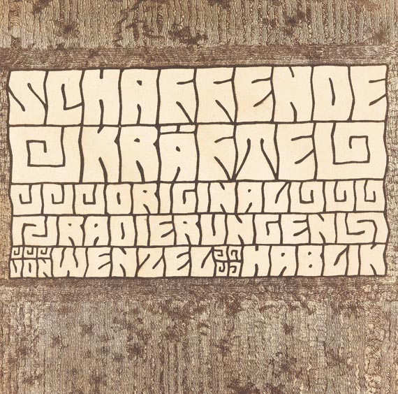 Wenzel Hablik - Schaffende Kräfte. 1909 - 