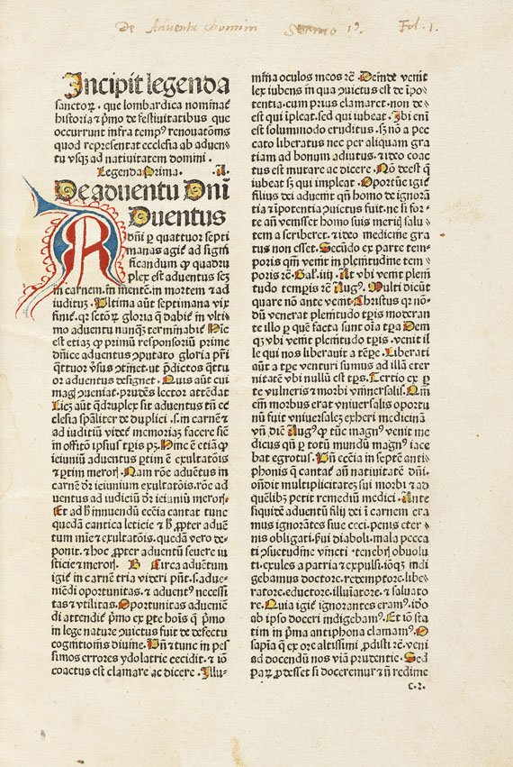 Jacobus de Voragine - Legenda aurea. 1483   20(22)
