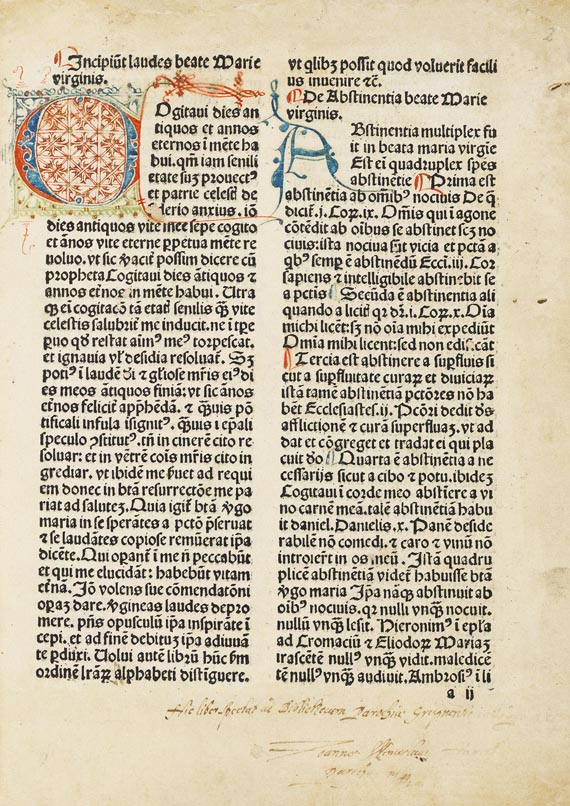 Jacobus de Voragine - Laudes beate. 1491   25(S19)