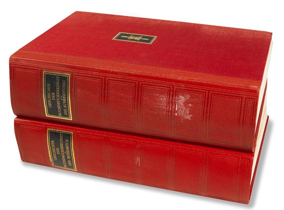 Gustav Adolf Erich Bogeng - Geschichte der Buchdruckkunst. 1930-1941. 2 Bde. - Cover