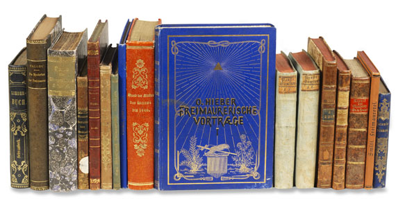   - Slg. deutsche Freimaurer-Literatur. Ca. 240 Tle. - Cover