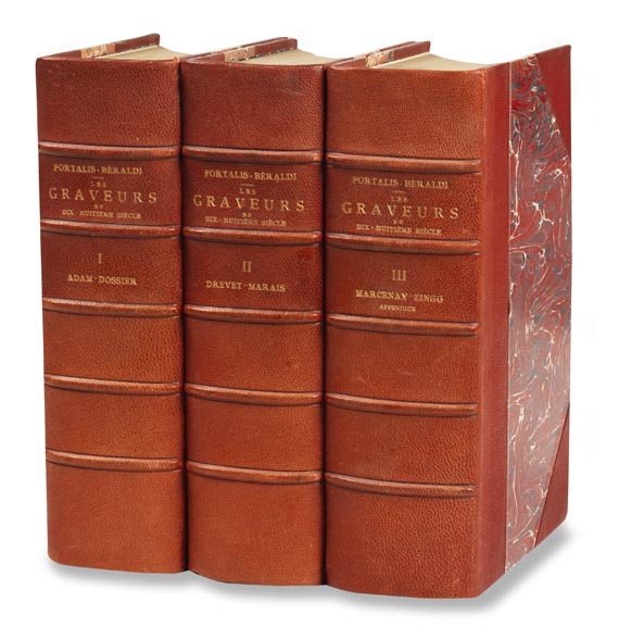 Roger Portalis - Béraldi, Les graveurs. 1880-82. 3 Bde. - Cover