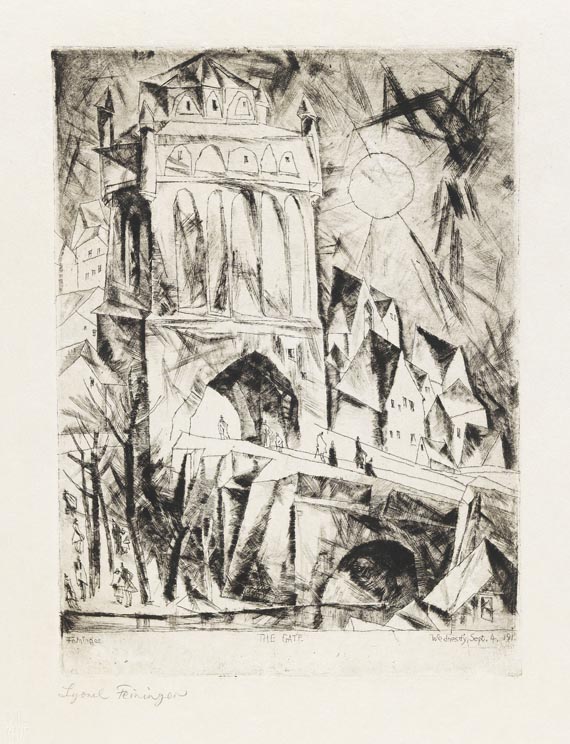 Lyonel Feininger - The Gate (Das Tor)