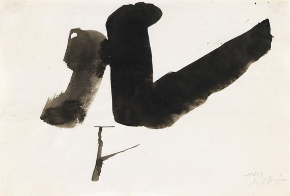 Julius Bissier - Komposition 1963 x