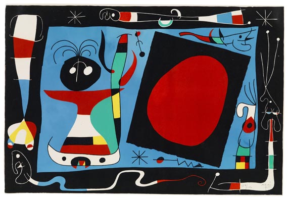 Joan Miró - Femme au Miroir