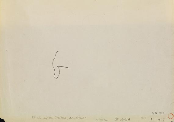 George Grosz - Ade, Witboi (Vignette) - Signature