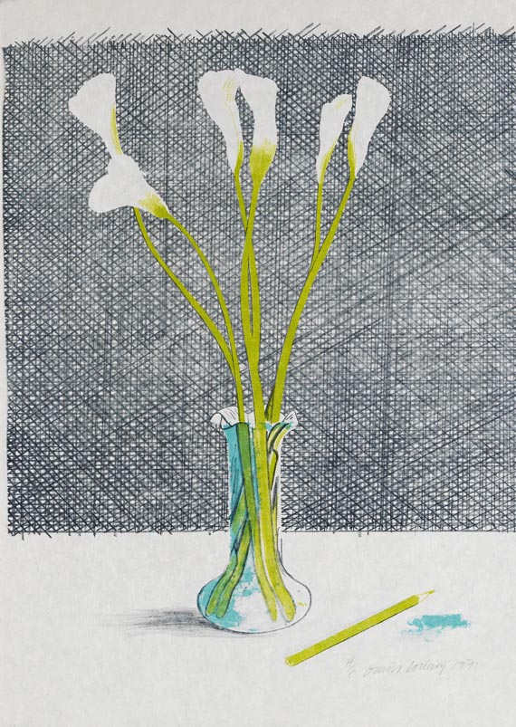 David Hockney - Lillies (Still Life)