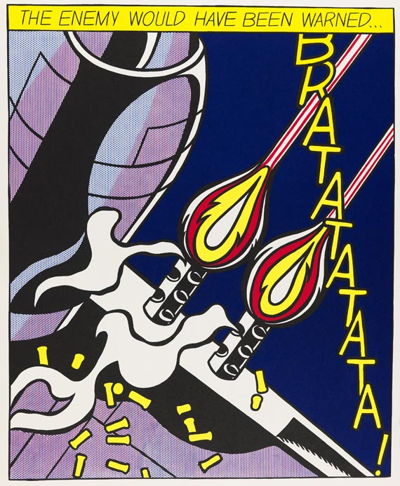 Roy Lichtenstein - 3 Blätter: As I Opened Fire Poster - 