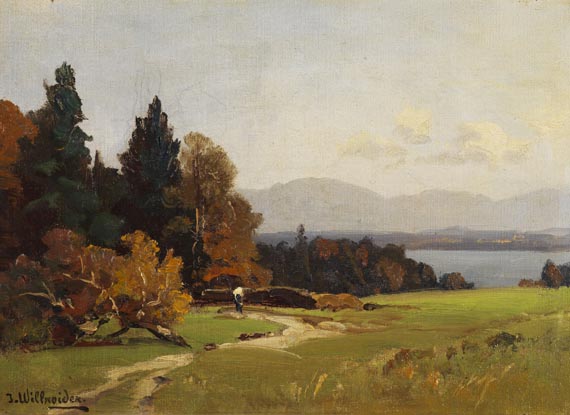 Josef Willroider - Blick auf den Starnberger See