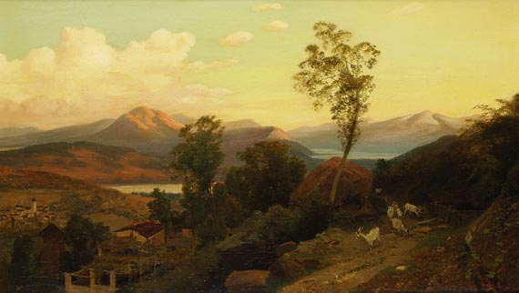 Valentin Ruths - Landschaft bei Lugano