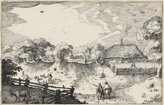 Claes Jansz. Visscher - 12 Blätter: "Haerlem" -