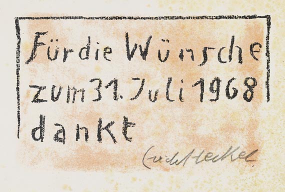 Erich Heckel - Clown am Spiegel - 