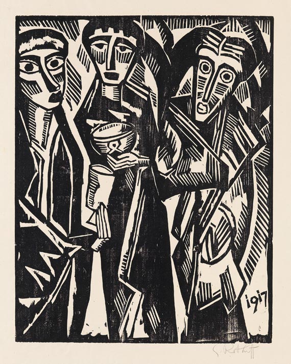 Karl Schmidt-Rottluff - Die heiligen drei Könige