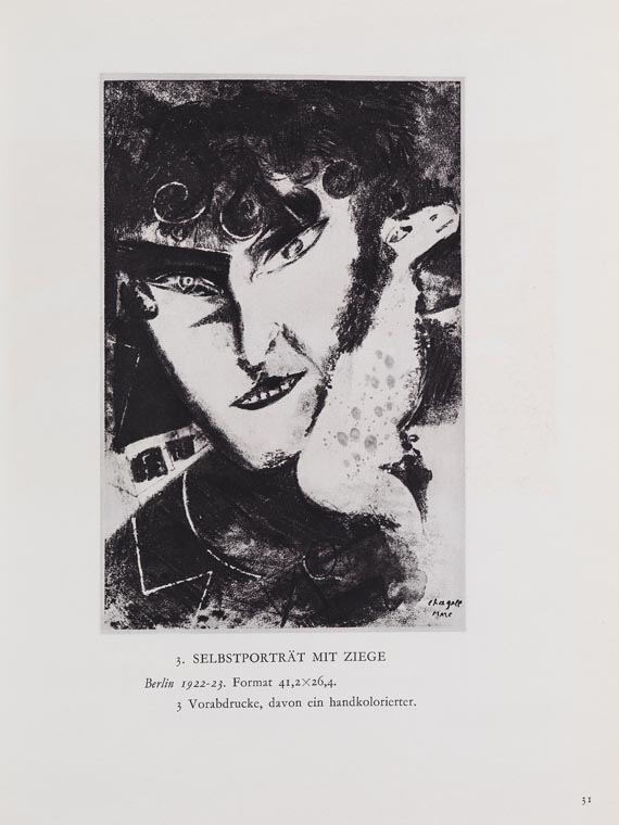 Marc Chagall - Chagall. Lithograph. Deutsche Ausgabe. Bände I-IV (von VI) - 