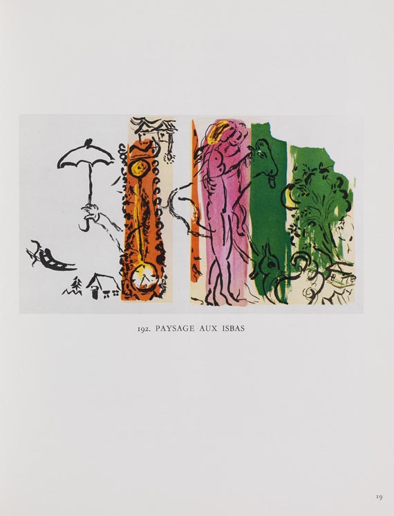 Marc Chagall - Chagall. Lithograph. Deutsche Ausgabe. Bände I-IV (von VI) - 