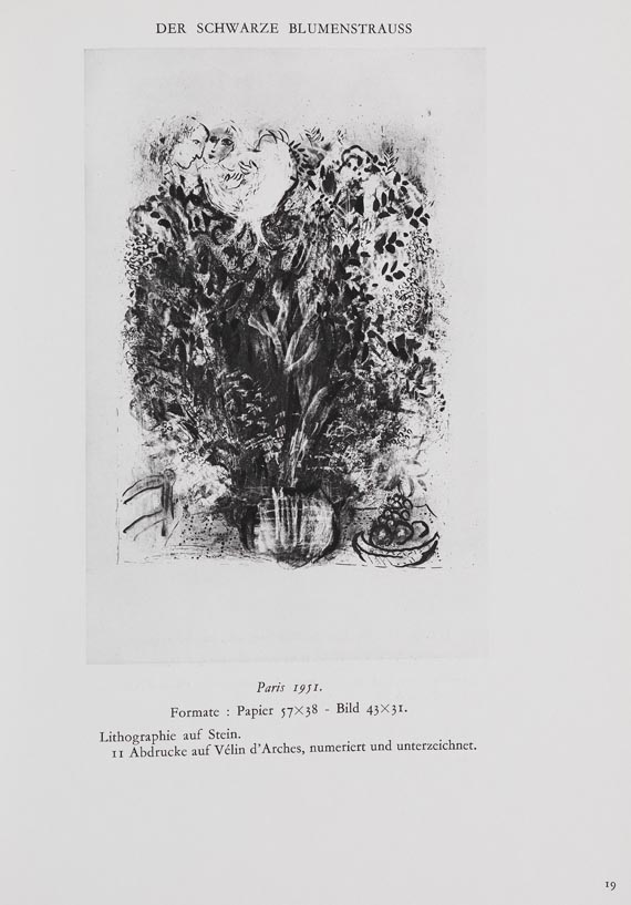 Marc Chagall - Chagall. Lithograph. Deutsche Ausgabe. Bände I-IV (von VI) - 