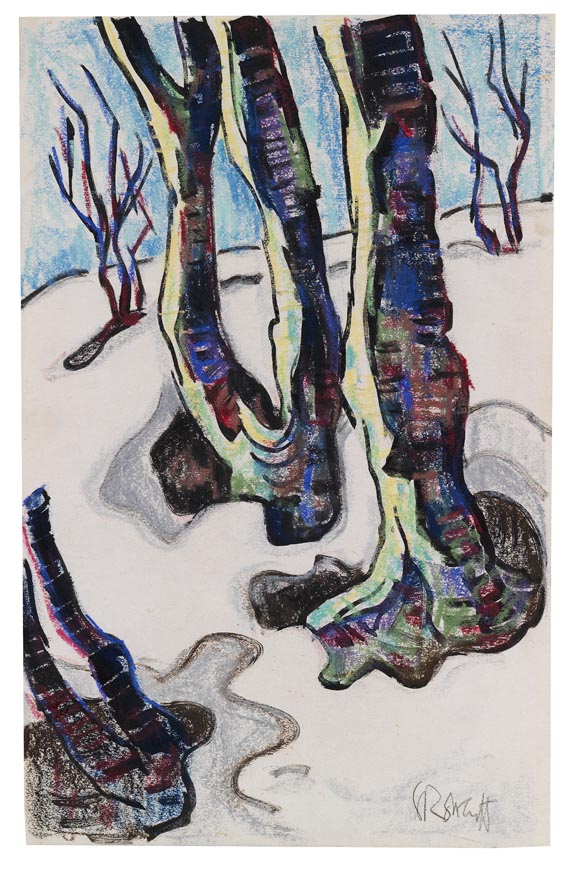 Karl Schmidt-Rottluff - Winterwald