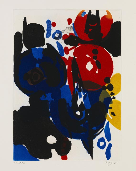 Ernst Wilhelm Nay - Sechs Aquatinten. Über den Menschen - 